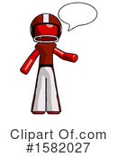 Red Design Mascot Clipart #1582027 by Leo Blanchette