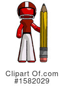 Red Design Mascot Clipart #1582029 by Leo Blanchette