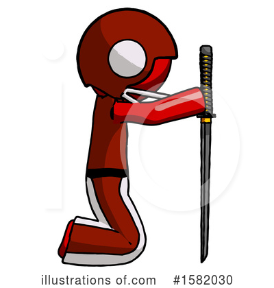 Royalty-Free (RF) Red Design Mascot Clipart Illustration by Leo Blanchette - Stock Sample #1582030