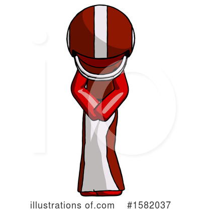 Royalty-Free (RF) Red Design Mascot Clipart Illustration by Leo Blanchette - Stock Sample #1582037