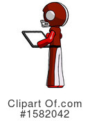 Red Design Mascot Clipart #1582042 by Leo Blanchette