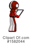 Red Design Mascot Clipart #1582044 by Leo Blanchette
