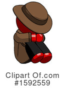 Red Design Mascot Clipart #1592559 by Leo Blanchette