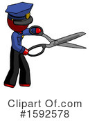 Red Design Mascot Clipart #1592578 by Leo Blanchette