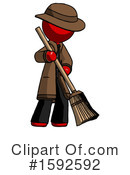 Red Design Mascot Clipart #1592592 by Leo Blanchette