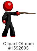 Red Design Mascot Clipart #1592603 by Leo Blanchette