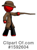 Red Design Mascot Clipart #1592604 by Leo Blanchette
