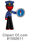 Red Design Mascot Clipart #1592611 by Leo Blanchette