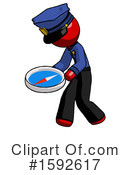 Red Design Mascot Clipart #1592617 by Leo Blanchette