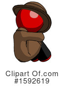 Red Design Mascot Clipart #1592619 by Leo Blanchette