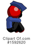 Red Design Mascot Clipart #1592620 by Leo Blanchette