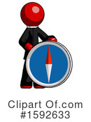 Red Design Mascot Clipart #1592633 by Leo Blanchette