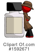 Red Design Mascot Clipart #1592671 by Leo Blanchette