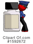 Red Design Mascot Clipart #1592672 by Leo Blanchette