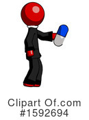Red Design Mascot Clipart #1592694 by Leo Blanchette