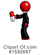 Red Design Mascot Clipart #1592697 by Leo Blanchette