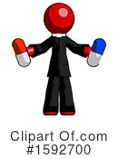 Red Design Mascot Clipart #1592700 by Leo Blanchette