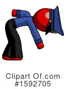 Red Design Mascot Clipart #1592705 by Leo Blanchette