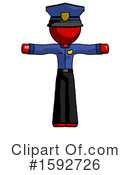 Red Design Mascot Clipart #1592726 by Leo Blanchette