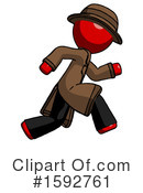 Red Design Mascot Clipart #1592761 by Leo Blanchette