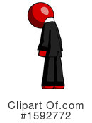 Red Design Mascot Clipart #1592772 by Leo Blanchette