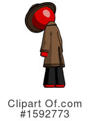 Red Design Mascot Clipart #1592773 by Leo Blanchette