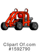 Red Design Mascot Clipart #1592790 by Leo Blanchette