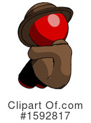Red Design Mascot Clipart #1592817 by Leo Blanchette