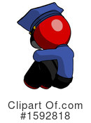 Red Design Mascot Clipart #1592818 by Leo Blanchette