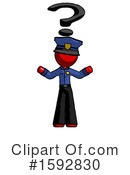 Red Design Mascot Clipart #1592830 by Leo Blanchette