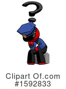 Red Design Mascot Clipart #1592833 by Leo Blanchette