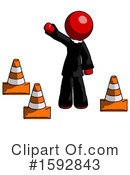 Red Design Mascot Clipart #1592843 by Leo Blanchette