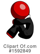Red Design Mascot Clipart #1592849 by Leo Blanchette