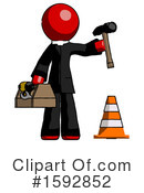 Red Design Mascot Clipart #1592852 by Leo Blanchette