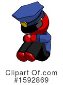 Red Design Mascot Clipart #1592869 by Leo Blanchette