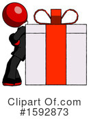 Red Design Mascot Clipart #1592873 by Leo Blanchette