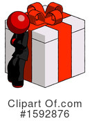 Red Design Mascot Clipart #1592876 by Leo Blanchette