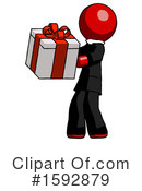 Red Design Mascot Clipart #1592879 by Leo Blanchette