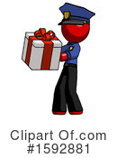 Red Design Mascot Clipart #1592881 by Leo Blanchette
