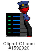 Red Design Mascot Clipart #1592920 by Leo Blanchette