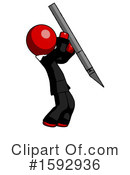 Red Design Mascot Clipart #1592936 by Leo Blanchette