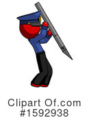 Red Design Mascot Clipart #1592938 by Leo Blanchette