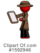 Red Design Mascot Clipart #1592946 by Leo Blanchette