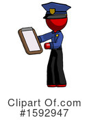 Red Design Mascot Clipart #1592947 by Leo Blanchette