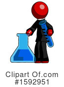 Red Design Mascot Clipart #1592951 by Leo Blanchette