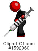 Red Design Mascot Clipart #1592960 by Leo Blanchette