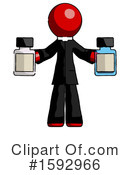 Red Design Mascot Clipart #1592966 by Leo Blanchette