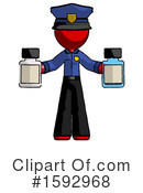 Red Design Mascot Clipart #1592968 by Leo Blanchette