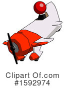 Red Design Mascot Clipart #1592974 by Leo Blanchette