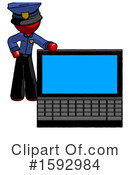 Red Design Mascot Clipart #1592984 by Leo Blanchette